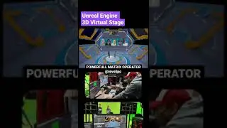 Unreal Engine 3D Virtual Stage. Jakarta Livestream Support.