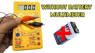 Now Multimeter will run for lifetime without battery || Amazing Idea