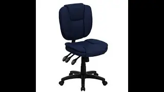 Flash Furniture Caroline Navy Blue Ergonomic Office Chair Review - Pros & Cons - flash furniture
