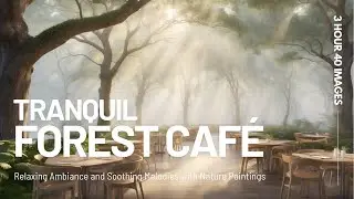 Enchanted Forest Cafe: Relaxing Music and Scenic Views | Relaxing Music &  Landscape Painting