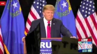 STOP HATE! CODEPINK Activist Disrupts Trump Rally in Las Vegas