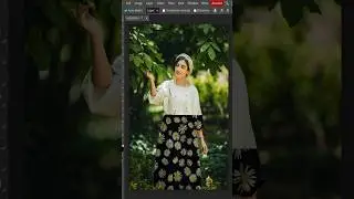 Add Realistic Flower Patterns to Any Dress in Photoshop & Photopea!🌻