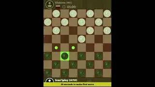 How to win your checker game after only 1 move!