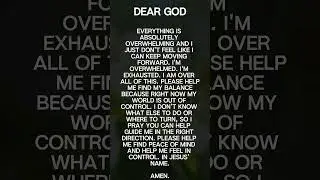 Feeling OVERWHELMED? Pray This Prayer #prayer