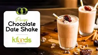 Chocolate Date Shake Recipe | Healthy & Energy Drink | KFoods