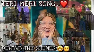 TERI MERI SONG…🤩 | BEHIND THE SCENES-🥳❤️ | WE ARE TRENDING IN PAKISTAN=🔥 | VLOG BY RABEECA KHAN |