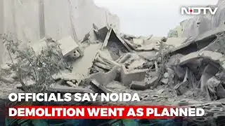 Noida Demolition: Wall, Windows Damaged At Neighbouring Complex