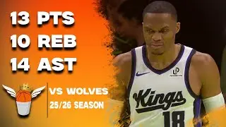 Russell Westbrook Triple Double 13 Points/14 Assist vs Wolves Full Highlights! (11/14/2025)