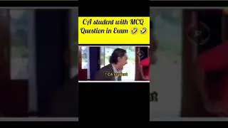 Ca student with MCQ questions in exam#cafoundation #cainter #caaspirants #cafinal #camotivation #ca