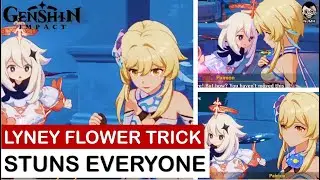 Lyney Stuns with a Jaw-Dropping Flower Trick! in Genshin Impact