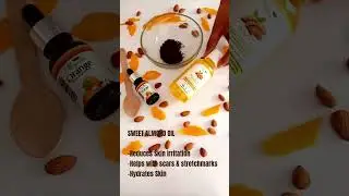 DIY Coffee scrub with the goodness of Sweet almond Oil and Orange essential oil!