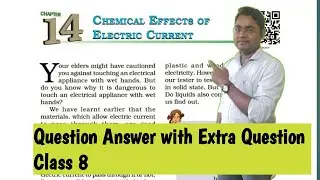 chapter 14 science class 8 notes Chemical effects of electric current extra question #questionanswer
