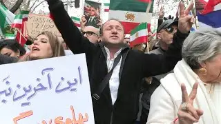 Pro-Pahlavi demonstrators march in Paris against repression in Iran | AFP