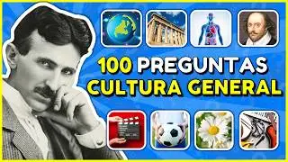 100 PREGUNTAS de CULTURA GENERAL 🤓 Trivia/Quiz