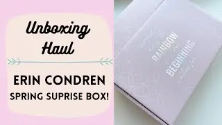 ERIN CONDREN UNBOXING SPRING SURPRISE BOX 2021 #ECSupriseBox