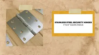 Stainless Steel Security Hinges - 4