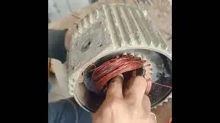 How to rewind single impeller pump all winding data @Motorwindings46 @motorwinding46 #viral