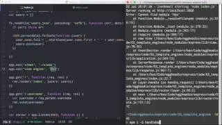 2  node js getting started with express template engines