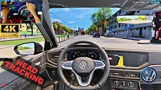 Volkwagen Polo GTI Realistic drive with head tracking | steering wheel gameplay
