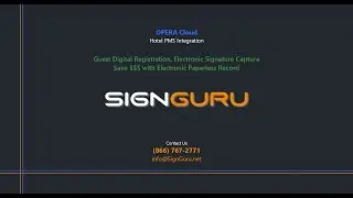 SignGuru ~ Интерфейс цифровой подписи OPERA Cloud Hotel PMS