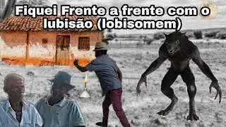 Saí fora de casa pela madrugada e fiquei frente a frente com o lubisão (lobisomem)#lobisomem