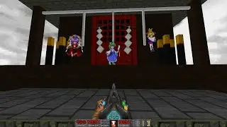 Touhou Doom - Sanae Kochiya fight