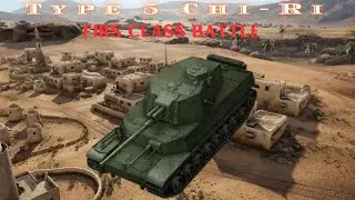 Type 5 Chi-Ri Gameplay: Why Support Tanks Win Games! (Kasserine Map)