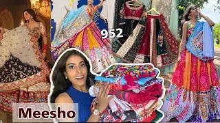 MEESHO Lehenga Haul| Meesho Chaniya Choli Haul| chaniya choli starting @958| Meesho designer lehenga