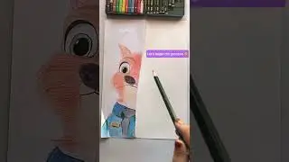 ✨Giving my Old Drawing a &lsquo; GLOW Up &lsquo; 🤌🏻🫣#shorts