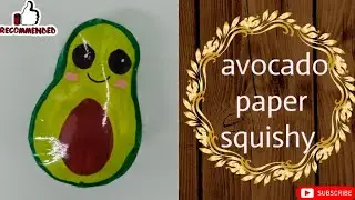 Making Avocado Squishy Toys (DIY)#diy #youtubevideo