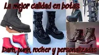 Botas dark, punk, metal y rocker de excelente calidad a precios de fabricante #nayech