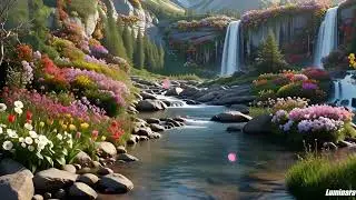 A Dreamy Walk Through a Flower Garden 🌸 | Relaxing & Healing Nature Video