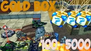 Tanki Online - l 1 April l Epic Gold Box Fails l 100 - 5000 l