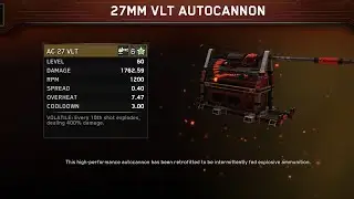 Legendary #VLT Autocannon 27MM Level 60 #AC27VLT Zombie Gunship #zombiegunshipsurvival REVIEW