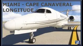 Miami (KMIA) to Cape Canaveral (KTTS) | Citation Longitude | MSFS 2024