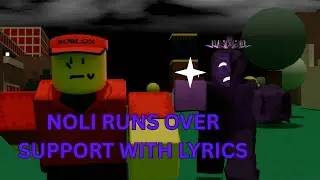NOLI RUNS OVER SUPPORT ANIMATED | A Deltarune Parody