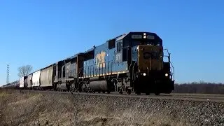 CSXT 8717 Eastbound near Willard, OH 2/19/17