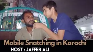 Karachi Public Reactions On Mobile Snatching | Road Show | The Jaffer Ali |
