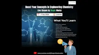 Boost Your Concepts in Engineering Chemistry | Live Stream by Magic Marks