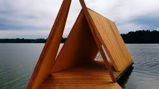 Fj&auml;llbo park pier and swimming pavilion, Lake Tuusula, Finland