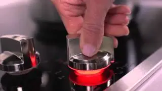 GE Profile Electric Cooktops - Red LED Backlit Knobs