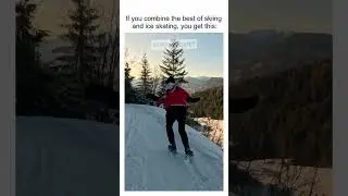 Why walk trails when you can skate them? Snowfeet* 50 in action! 💥