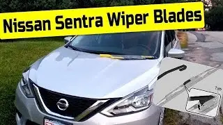 Как заменить дворники на Nissan Sentra — замена своими руками B17 2016, 2017, 2018, 2019