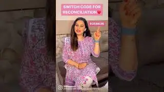 Switch code for reconciliation ! 🧿🌸 Read the description below 👇