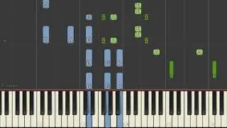 Sick Boy - The Chainsmokers Piano Tutorial [Synthesia]