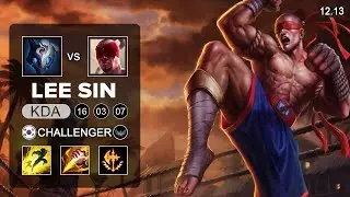 Lee Sin vs Kindred Jungle - KR Challenger - Patch 12.13 Season 12