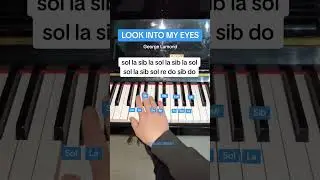 Look into my eyes✨ #easy #piano #pianolessons #pianotutorial