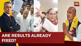 Tharoor Vs Kharge Vs KN Tripathi For Congress President Election: Gandhis Playing Safe? | News Today