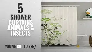 Top 10 Shower Curtains Animals & Insects [2018]: Ambesonne Country Decor Collection, Minimalist