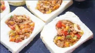 পাউরুটি পিঁৎজা / ব্রেড পিঁৎজা (চুলায়) | Bread Pizza Recipe Bangla | Bread Pizza | Pizza